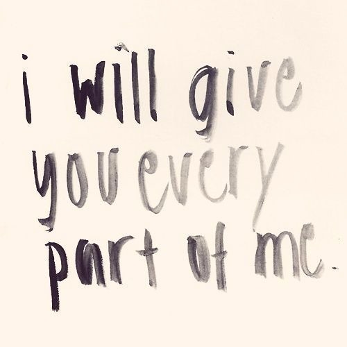 You Give Me Everything I Need