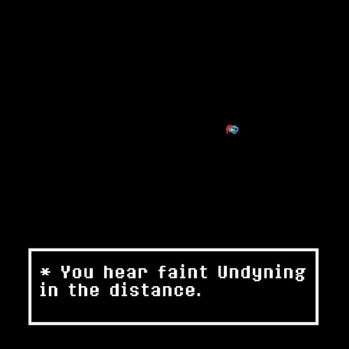 * You hear faint Undyning in the distance.