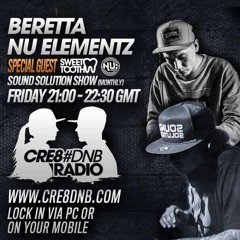 Nu Elementz & Beretta w/ MC Tactik - Sound Solution Digital Show - Cre8Dnb Jan 22 2016