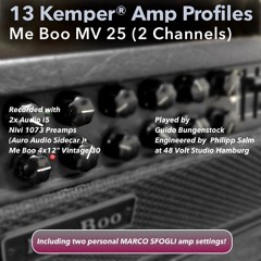 Kemper Amp Profiles of the Me Boo MV 25