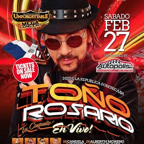 TONO ROSARIO EN VIVO FEB 27 ESCUCHA EL MEGA MIX