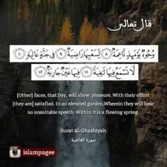 سورة الغاشية للشيخ أيمن سويد