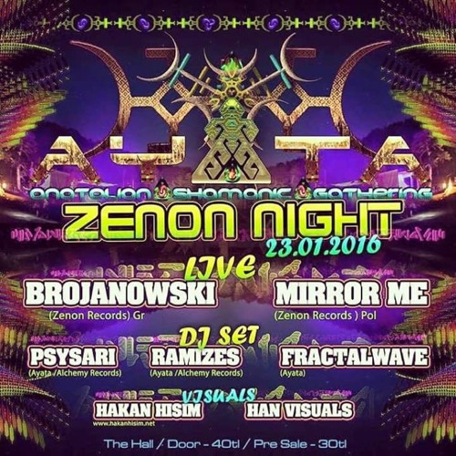 FRACTALWAVE - Ayata Zenon Night Zenonesque Set 23.01.2016