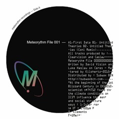 Premiere: Clearvision & Caslau - Untitled Theories (Coni Remix)[Meteorythm Recordings]
