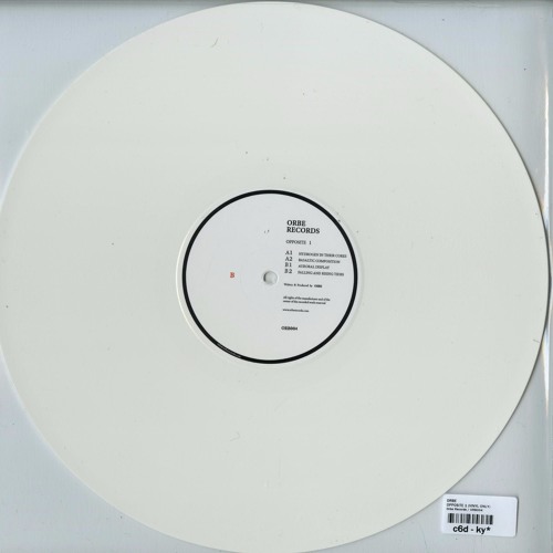 ORB004 - ORBE - Opposite 1 - whyte vinyl