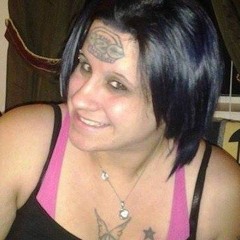 420 Chick with the tattoo on her forehead