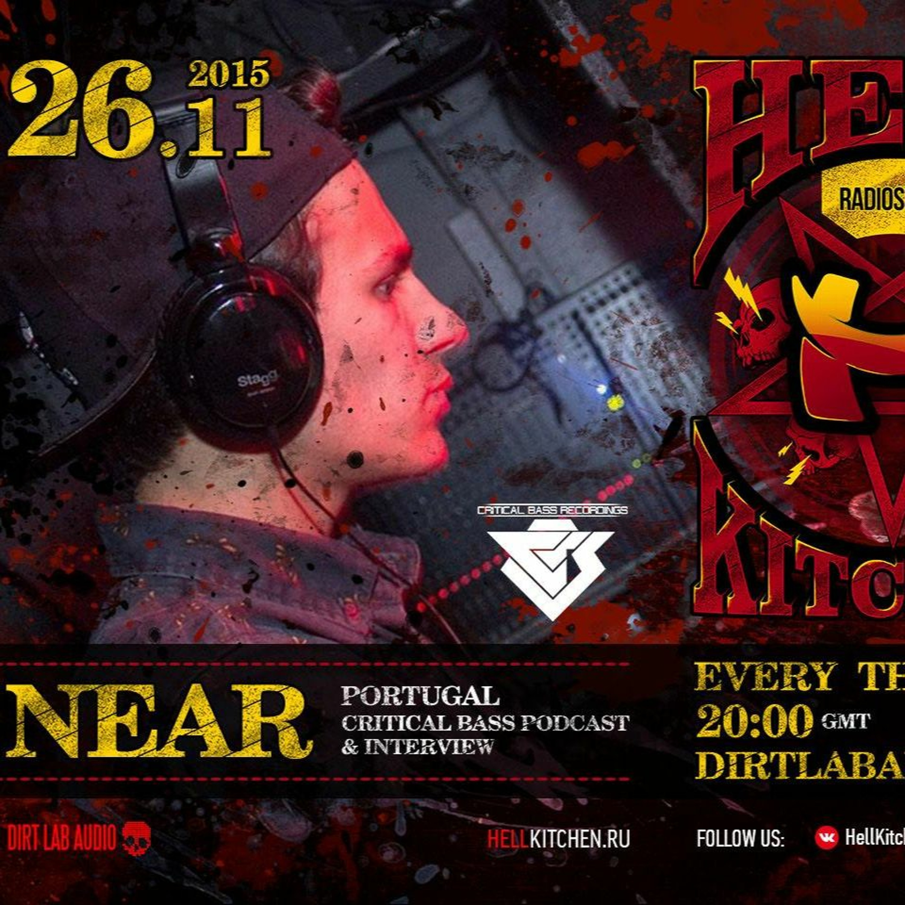 HELL KITCHEN Radioshow With Critical Bass Recordings 2 Years - Special Guest NEAR [PT] episode artwork