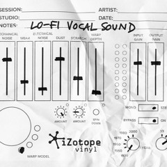 iZotope Vinyl | Before and After Example: Lo-Fi Vocal Effect