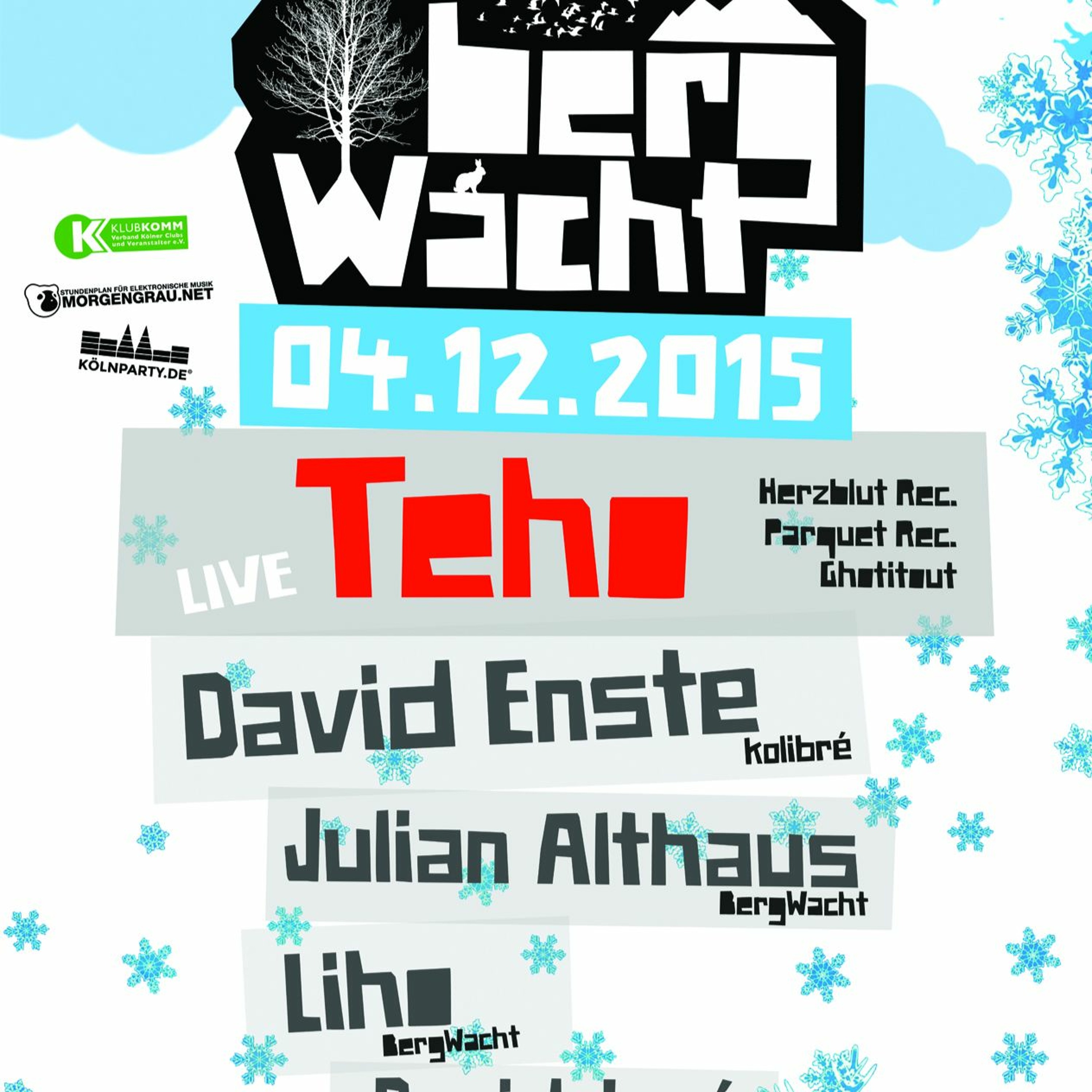 David Enste @ BergWacht Artheater Cologne 04.12.2015 episode artwork