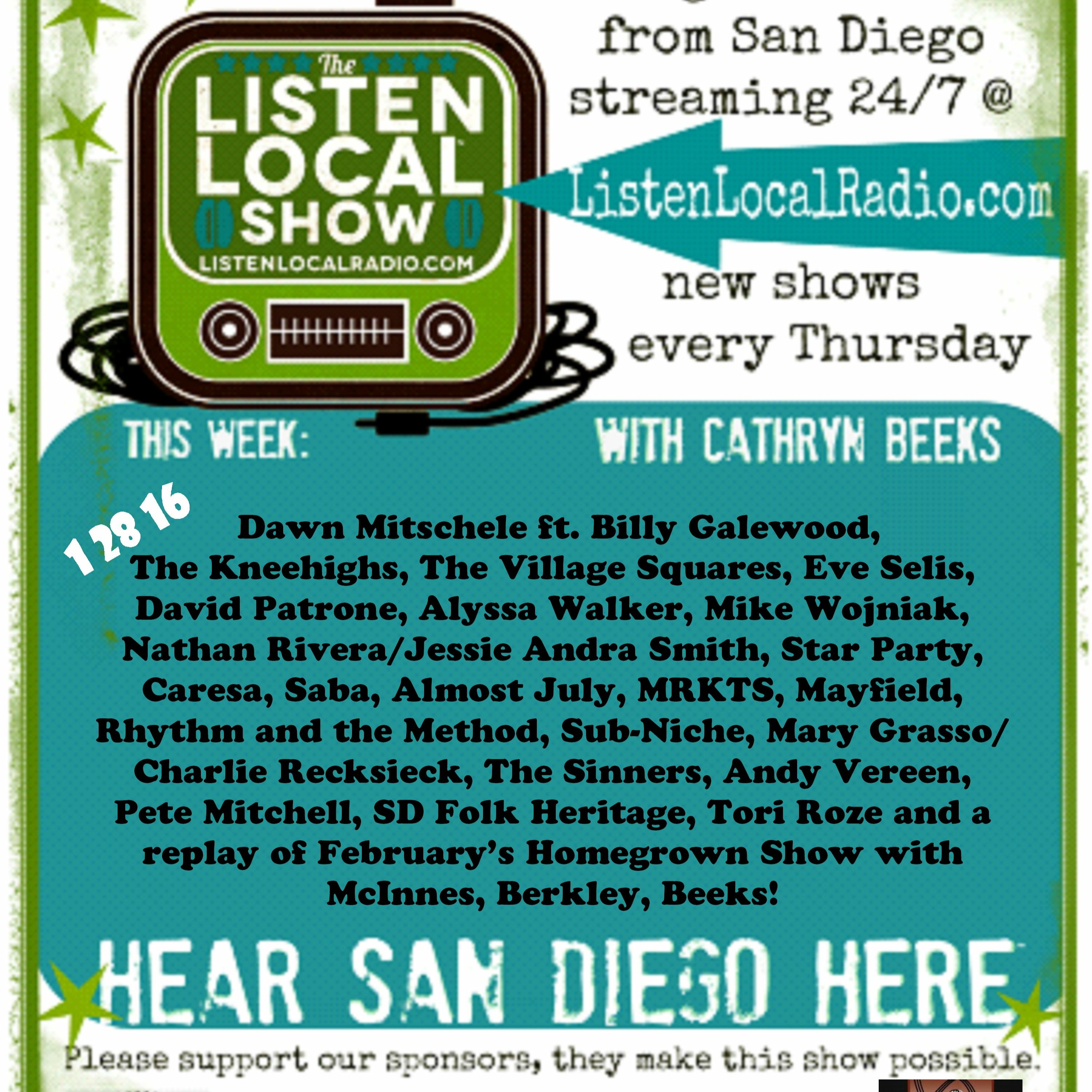 The Listen Local Show 1 28 16 episode artwork
