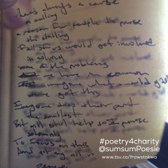 #poetry4charity @sumsumPoesie