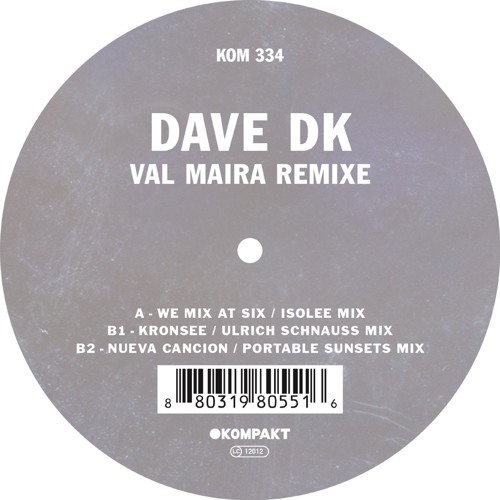 Dave DK - We Mix At Six / Isolée Mix (Preview)