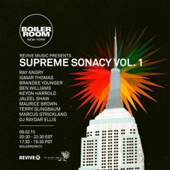 Supreme Sonacy Boiler Room NYC Live Set