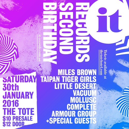 It Records 2nd Birthday Playlist/ Label Sampler