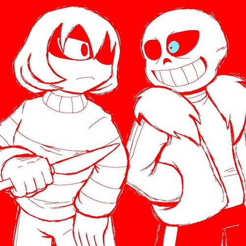 Stronger than you duet Sans VS Chara [djsmell - Milkychan]