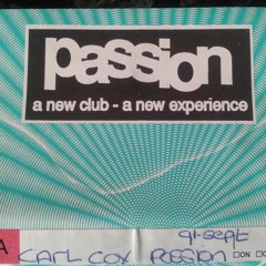 Carl Cox Passion @ Rumours, Evesham, 1991