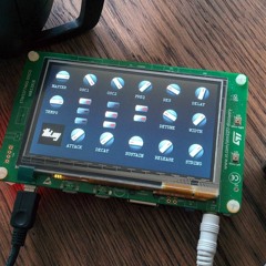 stm32f7 - synth - spiral
