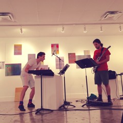 …spaces to listen to from within (v) electric guitar and percussion (2015)
