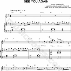 Wiz Khalifa ft Charlie Puth - See You Again ( Woodland Piano Cover )
