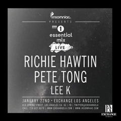 Richie Hawtin Essential Mix @ live at Exchange LA (2016-01-30)