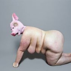 Naked Dancing Women Wearing Pig Masks