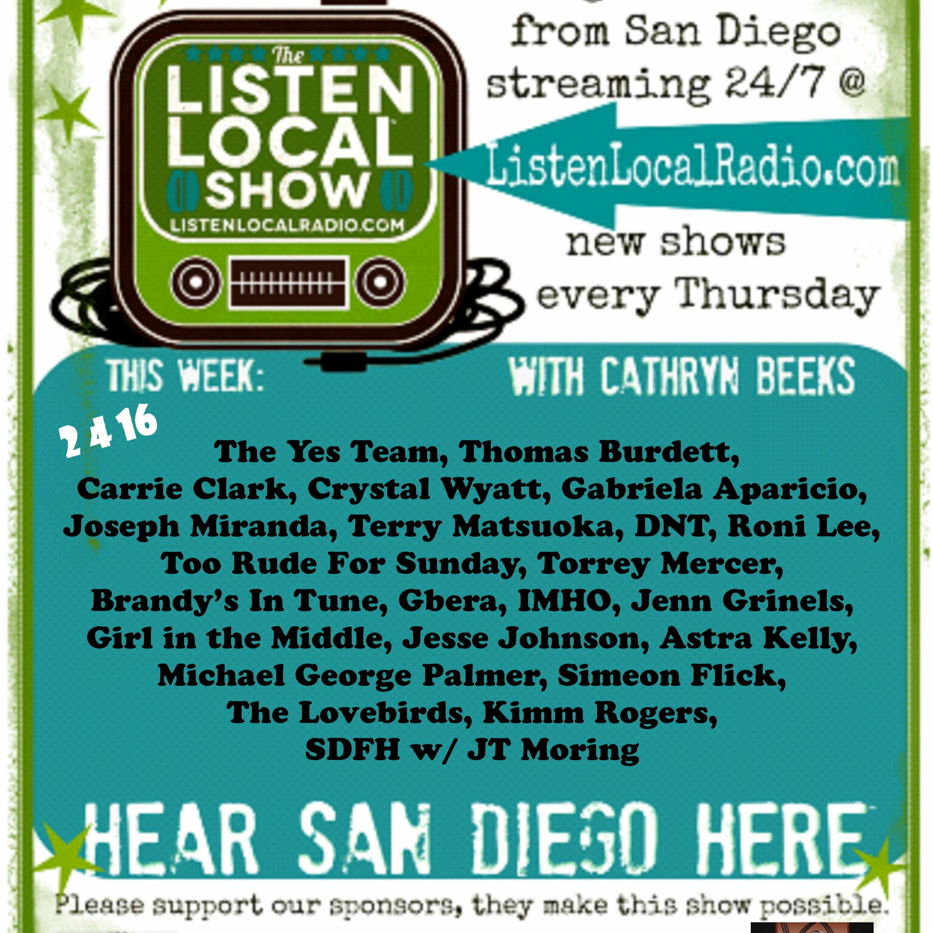 The Listen Local Show 2 4 16