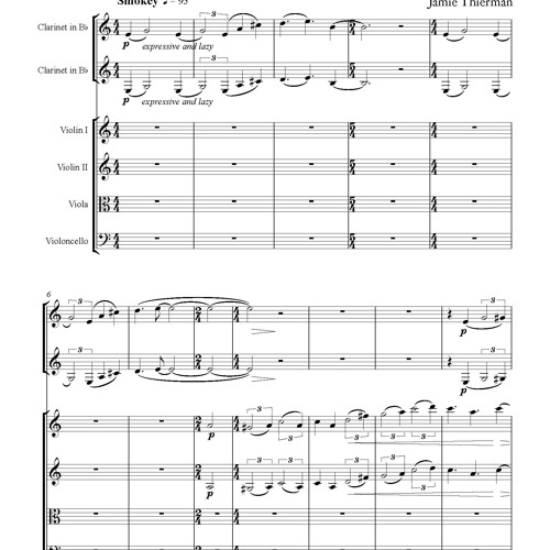Spirits - 2 Clarinets and String Quartet