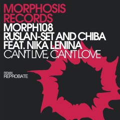 Ruslan-set & Chiba Ft. Nika Lenina – Can't Live, Can't Love (Original Mix) - OUT NOW ON BEATPORT