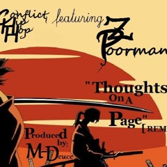 Conflicthiphop & Z Poorman - "Thoughts On A Page" [Remix] (Prod. M - Deuce)