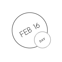 FEB 16 DAY