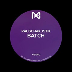 MATT MORRA - Batch (Original Mix) [OUT NOW On NGRecords] | Preview