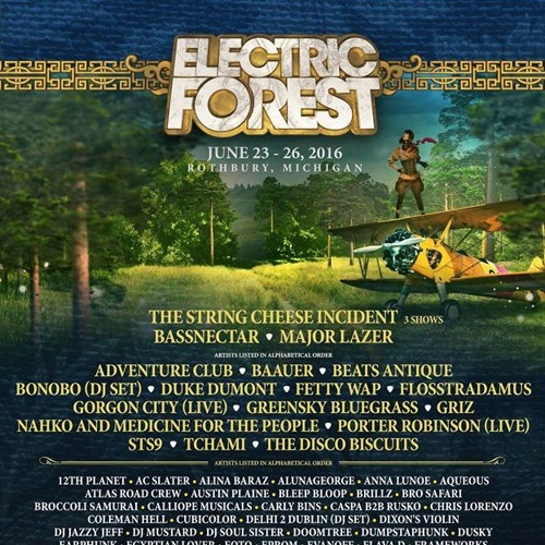 Stream EDiddy Listen to A Stroll In Electric Forest 2016 playlist