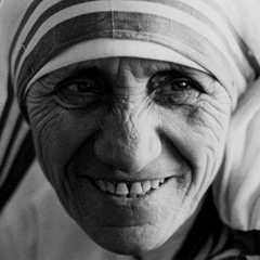Mother Teresa speaking Albanian