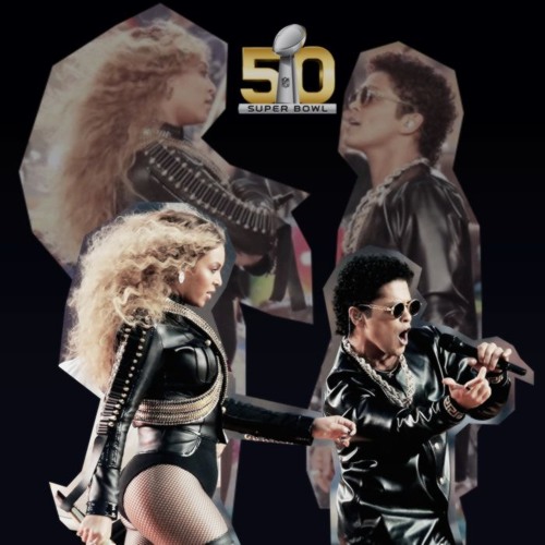 Uptown Funk vs Formation - Bruno Mars & Beyoncé (SB 50 halftime show)