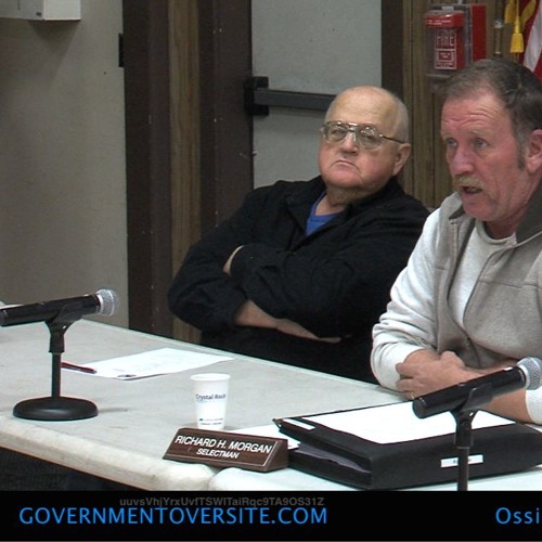 Ossipee NH Selectmen 2/8/16 Audio