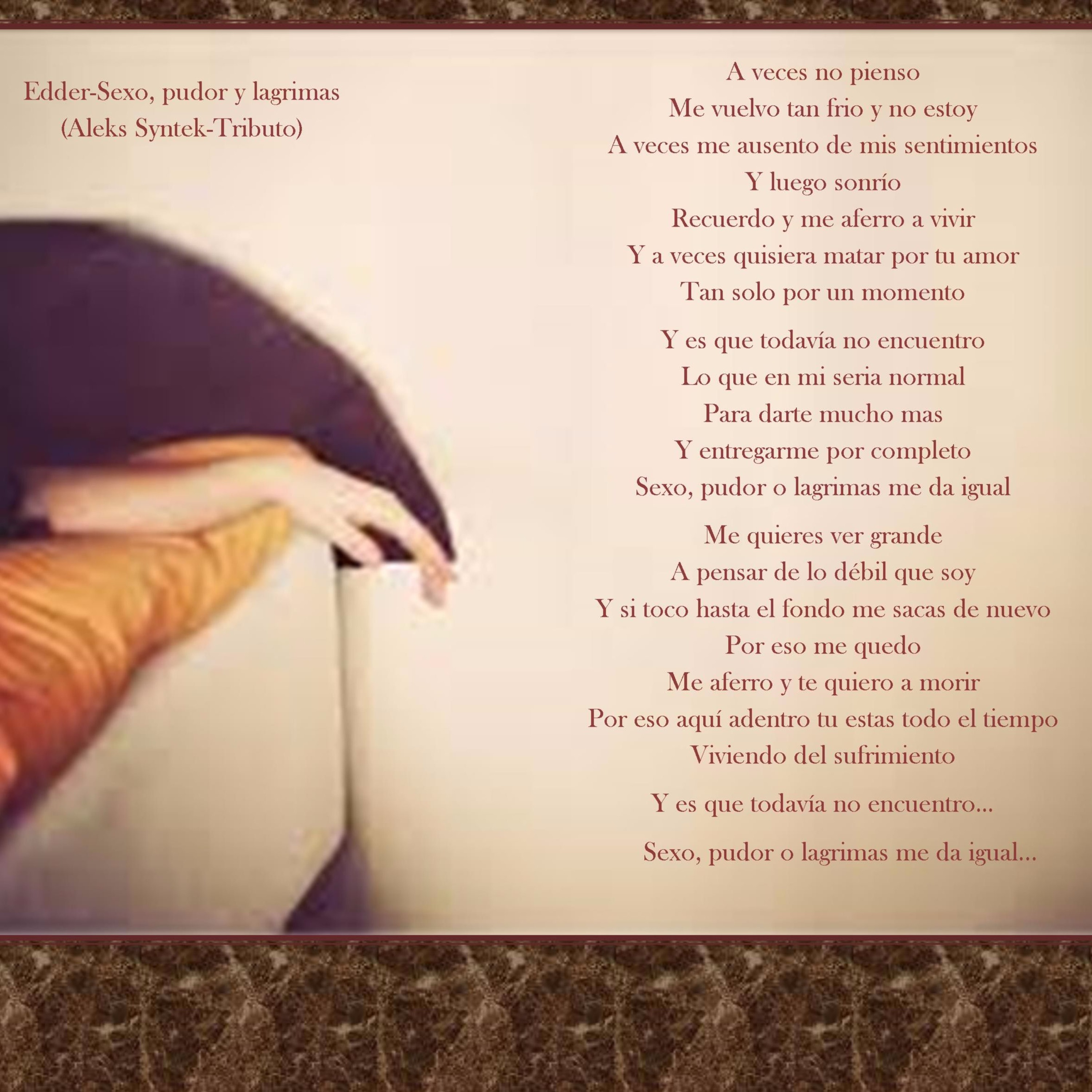 EDDER-SEXO, PUDOR Y LAGRIMAS (ALEKS SYNTEK-TRIBUTO) episode artwork