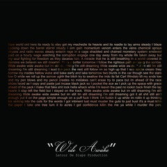 Wide Awake Official Song Produced by Latour De Slapz