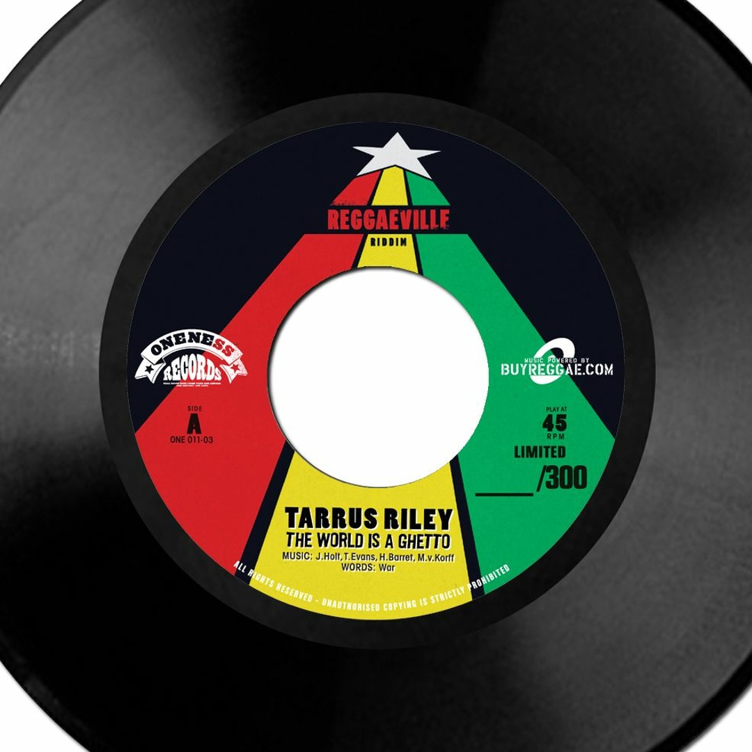 VYBZ KARTEL / TARRUS RILEY 限定版レコード Stream Tarrus Riley - The World Is A Ghetto [Reggaeville Riddim