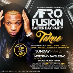Tekno Featuring  MoeSBW  & JayBleeng Live In Chicago 3/27/2016 Promo Mix