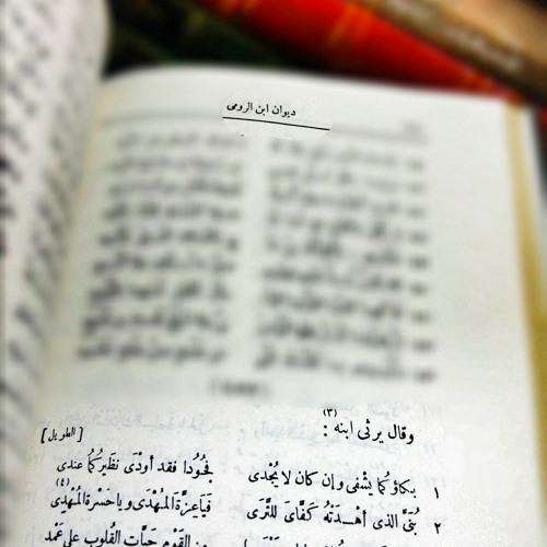 بكاؤكما يَشفي وإن كان لا يُجدي \ ابن الرومي