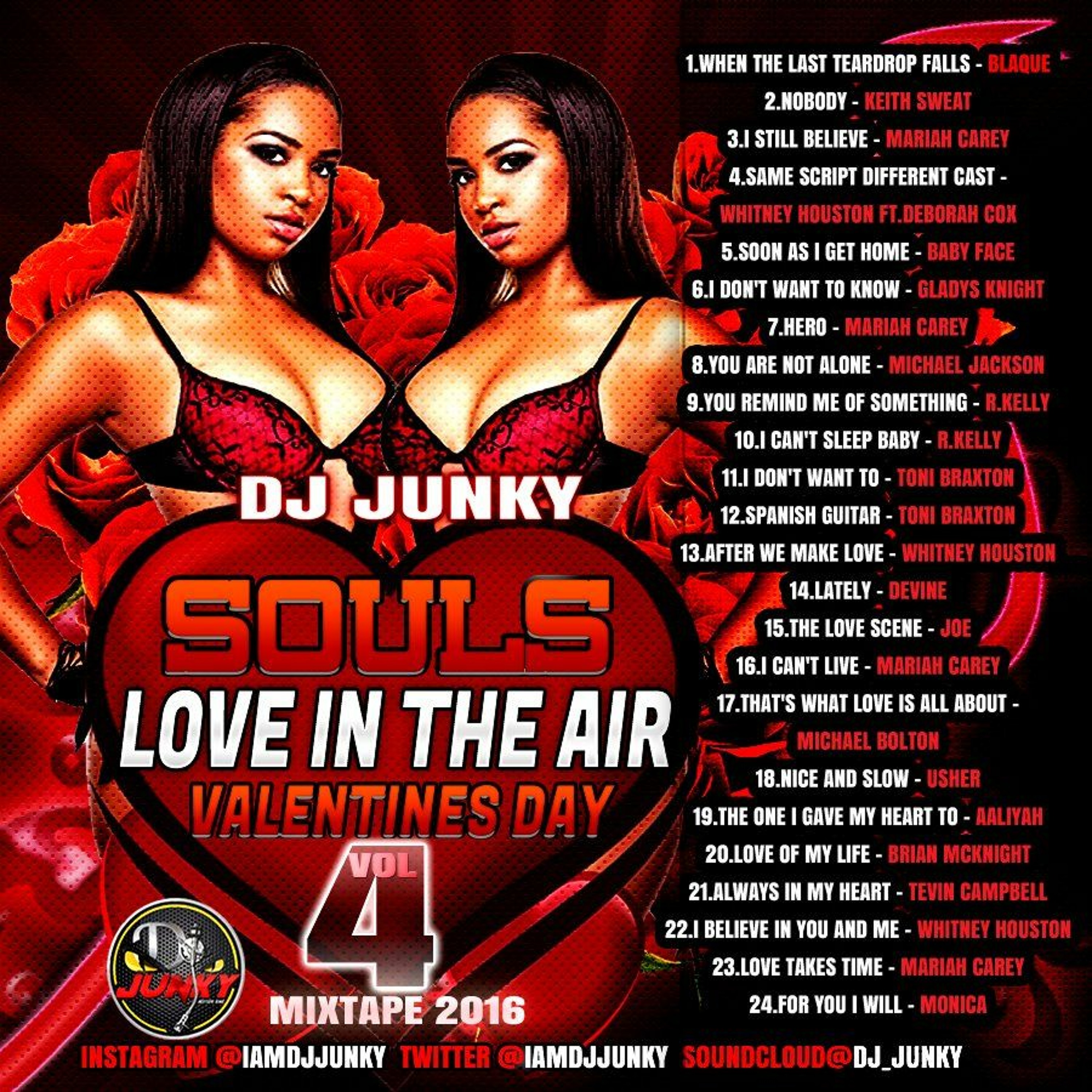DJJUNKY - SOULS (LOVE IN THE AIR) (VALENTINES DAY) VOL.4 MIXTAPE 2K16 episode artwork