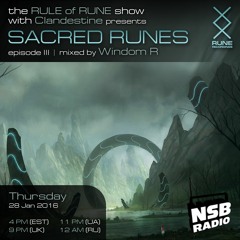 Rule Of Rune 062 - Sacred Runes Part 3 Mixed By Windom R