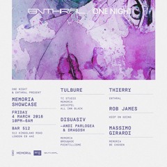 Tulbure - Memoria Recordings Showcase Podcast - London 4/3/16