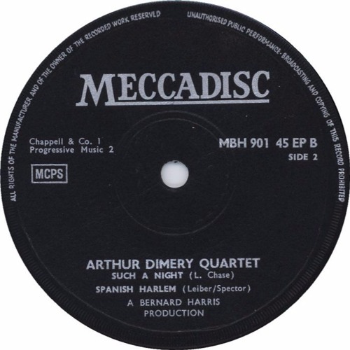 Such A Night - Arthur Dimery Quartet