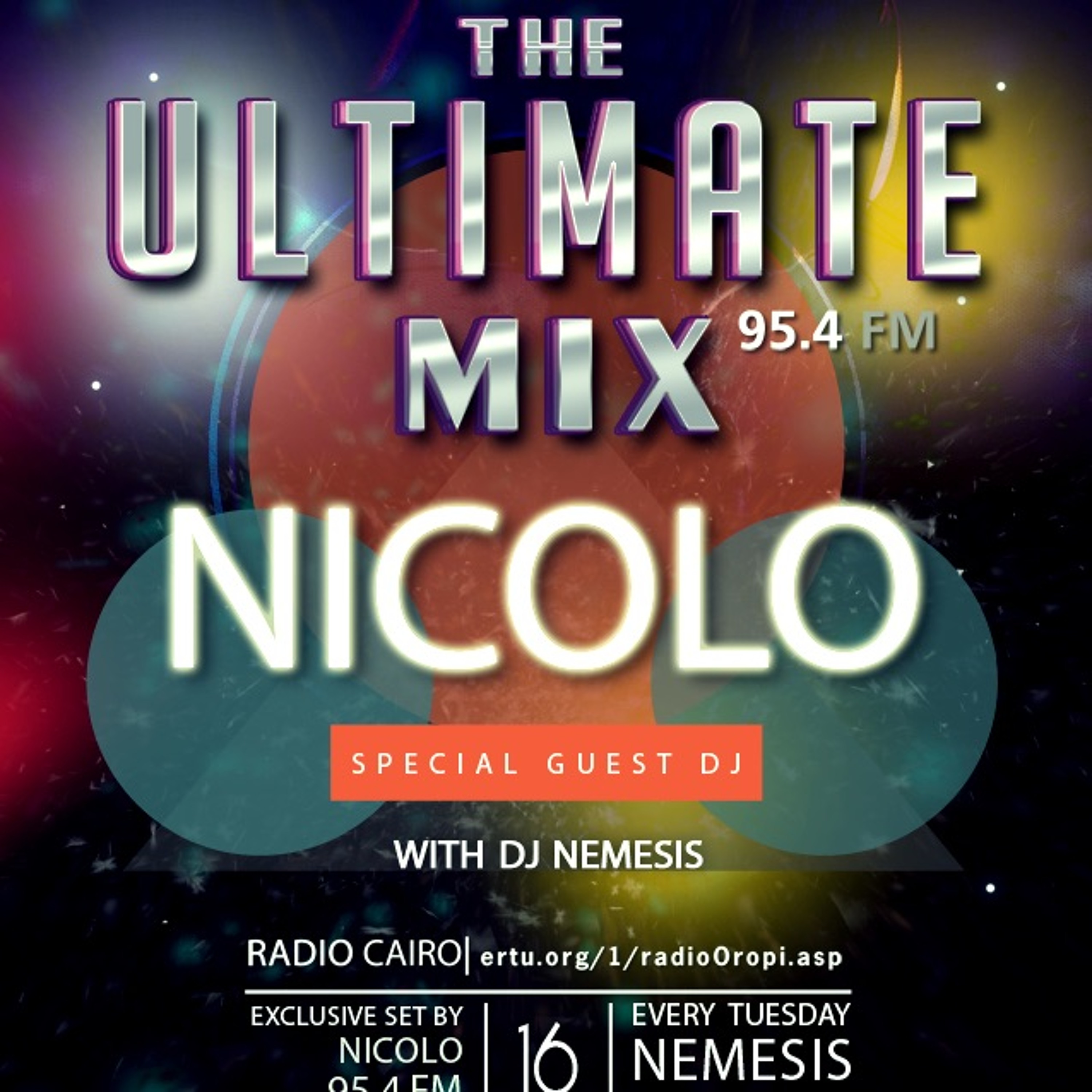 Nemesis - The Ultimate Mix Radio Show (056) 16/02/2016 (Guest Nicolo) episode artwork