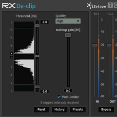 iZotope RX Plug-in Pack | De-clip Plug-in | Before and After Example on Phone Interview