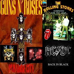 Mashup Rolling Stones, Guns n' Roses, AC DC - Sympathy for the devil in paradise city