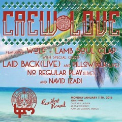 No Regular Play Live @ Crew Love, Canibal Royal Beach Club, The BPM Festival 2016 (11 - 01 - 2016)