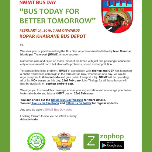 NMMT Bus Day @ Red FM @ChabiChodo @Radiospot3