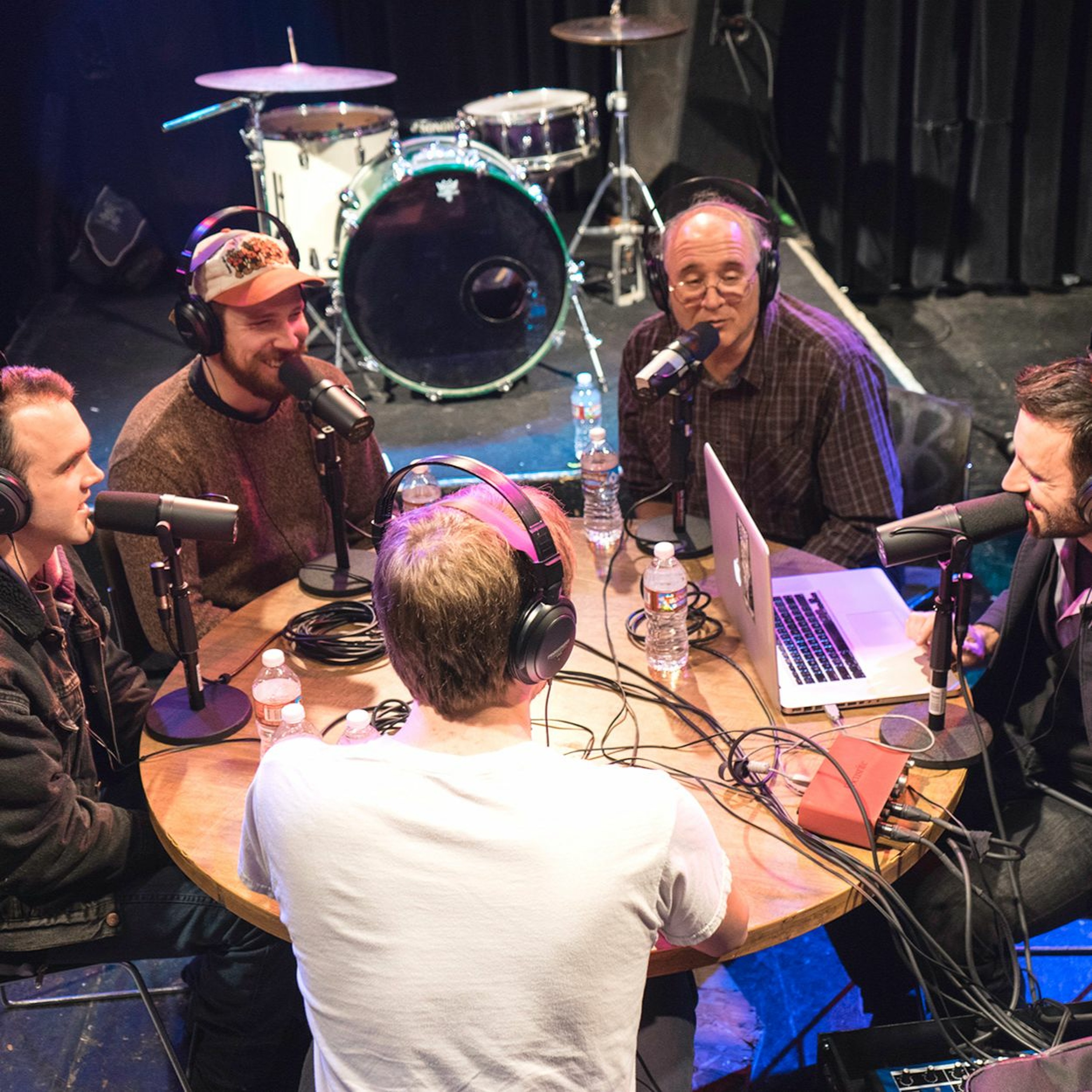 Onstage with Jim and Tom